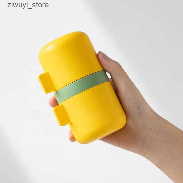 Manual Coffee Grinders Mini Portable Adjustable Manual Coffee Grinder With Two Cups Cute Style Easy to operate Hand Coffee Maker L240910