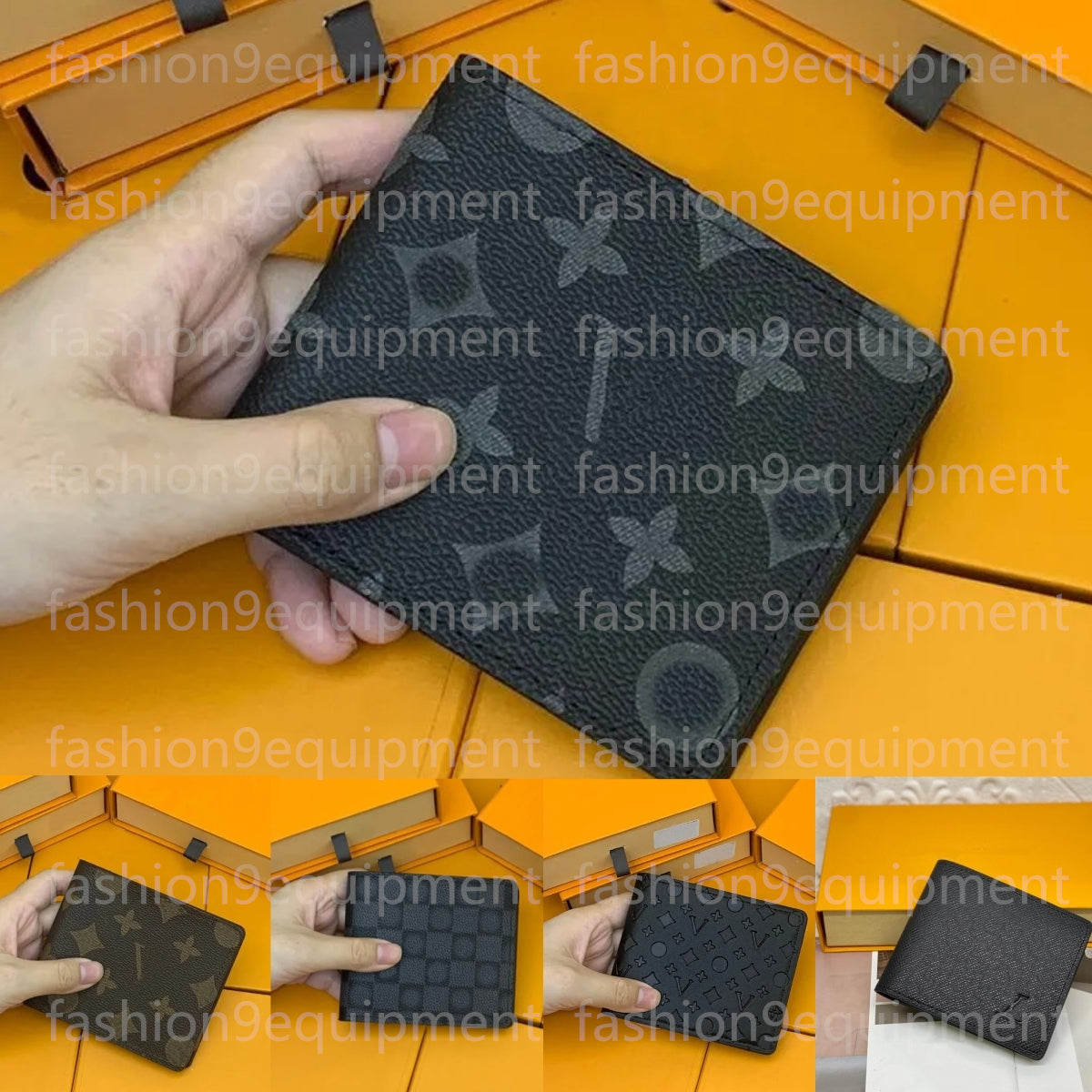 Top Luxury Leather Purse Wallets Fashion Designer Wallets Retro Handbag For Men louisevuittuns Classic Card Holders Coin Famous Clutch Wallet with b