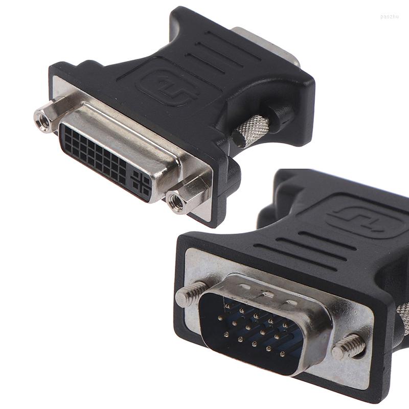 Computer Cables ALLOYSEED 24 5Pin DVI Female To 15Pin VGA Male Cable Extender Adapter Converter Connector For HDTV CRT Monitor Projector