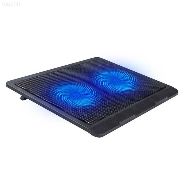 Laptop Cooling Pads Cooling Base Laptop Cooling Pad Gaming Laptop Stand Cooler Two Fans USB Notebook Stand for Laptop L230923