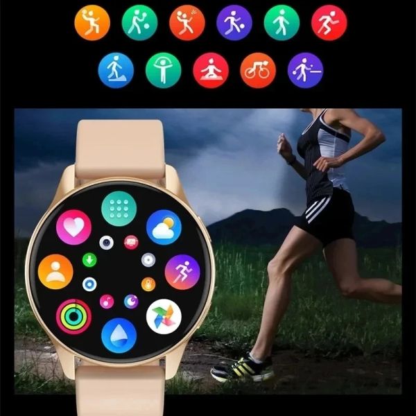 AMOLED For Xiaomi Bluetooth Call Watches Men Smart Watch Women Heart Rate Blood Pressure Monitor Men Waterproof Men Smartwatch