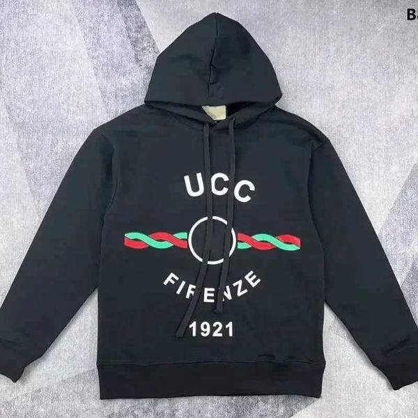 Sweatshirts Designer Hoodies Men Sweaters Pure Cotton Round Neck Hooded GG Fashion Letter Printing Mens High Quality Couple Clothing H241218