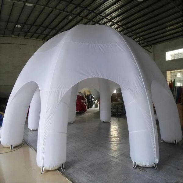 wholesale Customized inflatable dome tent with beams 8m-6m pop up spider event party marquee disco shelter for rental or sale with blower fr