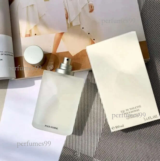 cologne Perfume 100ml Fragrance Eau De Toilette Men Parfum 3.4oz Long Lasting Smell Brand EDT Male Cologne Spray Perfumes Body Mist Good Quality Fas