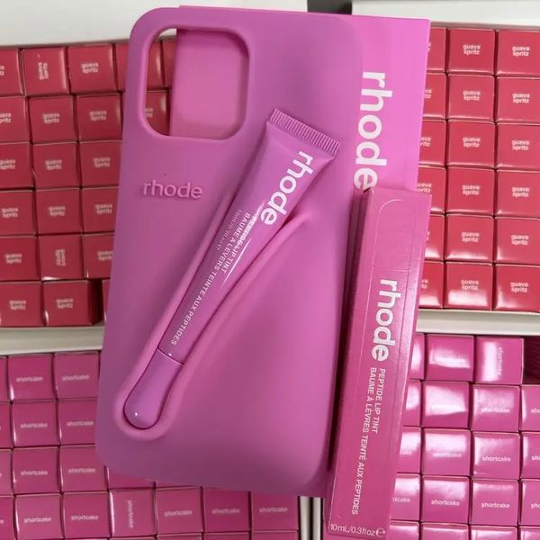 Designer silicone lip makeup mobile phone case wholesale gray iPhone 15 Promax3D luxury 14 13 12 Pro 16 lens concave-convex cosmetic back co