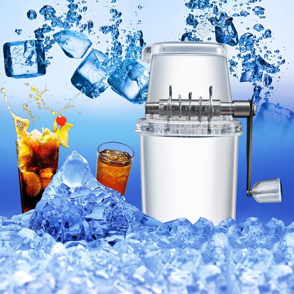 Ice Crushers Shavers Home Manual Crusher Multifunction Hand Shaved Chopper DIY Kitchen Bar Blenders Tools 230222
