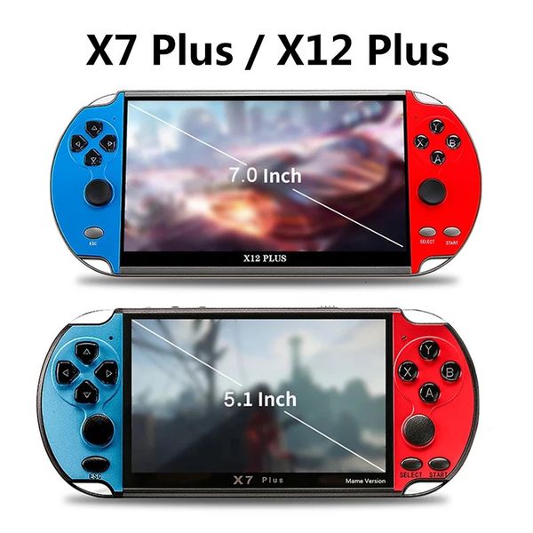 Handheld Console: 7 Inch HD Screen, 10000+ Classic Games, Portable Retro Video Game Player dh5727163