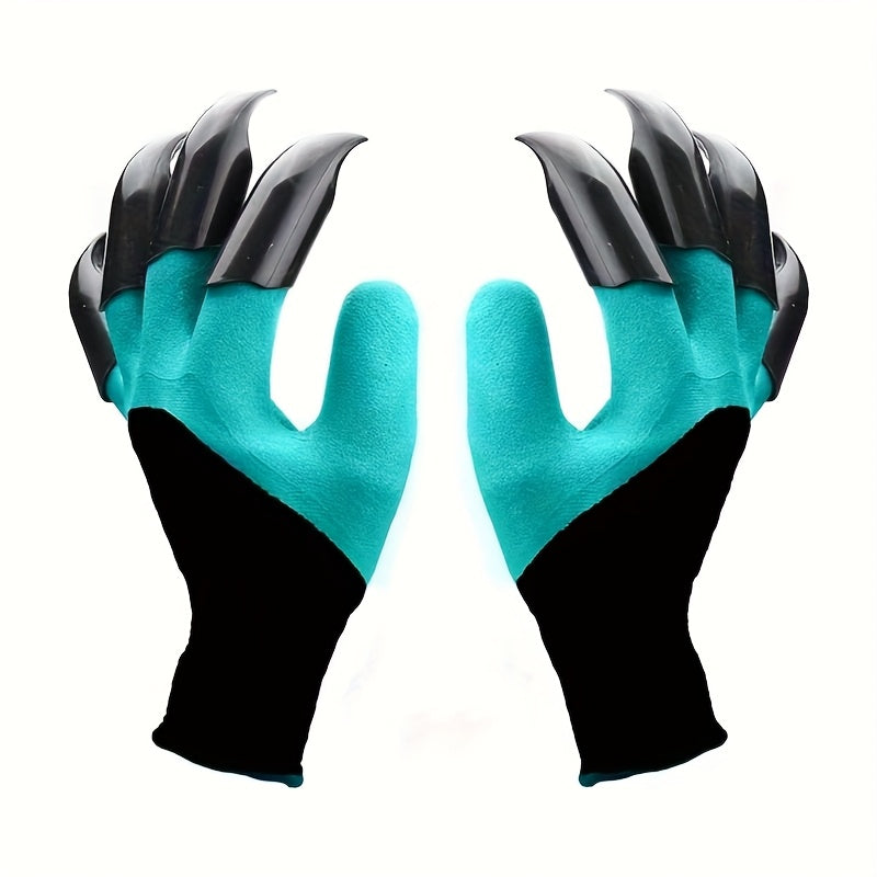 TEMU 1 Pair Garden Gloves With Claws, Breathable Gardening Work Gloves For Digging, Claw Gardening Gloves For Planting, Anti-puncture Garden Gloves