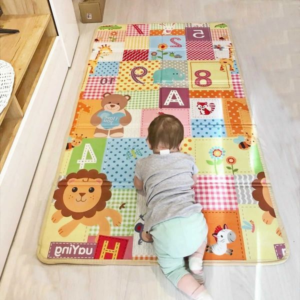 Play Mats Foldable Baby Play Mat Puzzle Mat Educational Childrens Carpet In The Nursery Climbing Pad Kids Rug Activitys Games Toys Gifts SB9