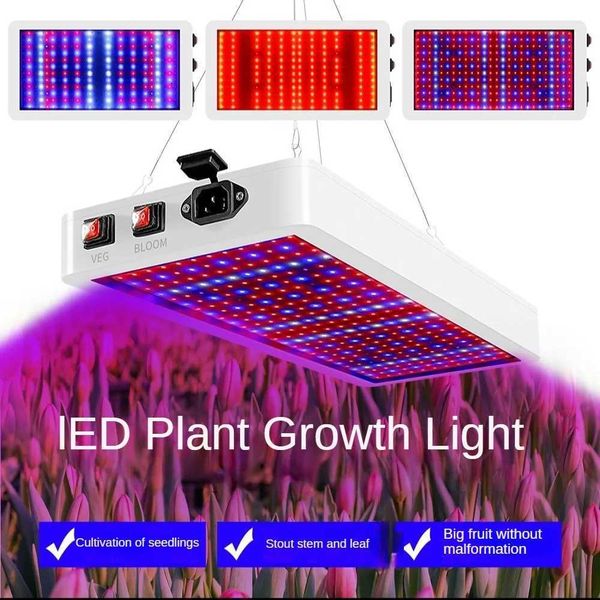 Grow Light Full Spectrum Lamp For Plants Phyto Light Greenhouse Lamp Plants Seeds Veg LED Fitolamp flower growin US-EU-UK Plug X250205