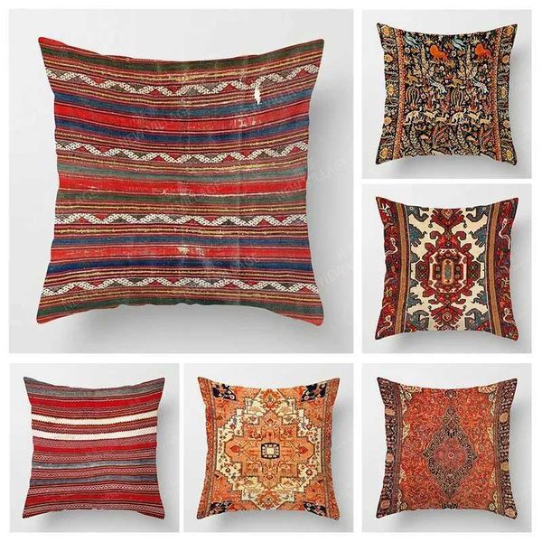 pillowcase Fall Home Decor Autumn Living Room Throw Cover Sofa Boho Mat 45x45cm 45 * 45 50 * 50 60x60cm 40x40cm 35x35 Morocco X241018