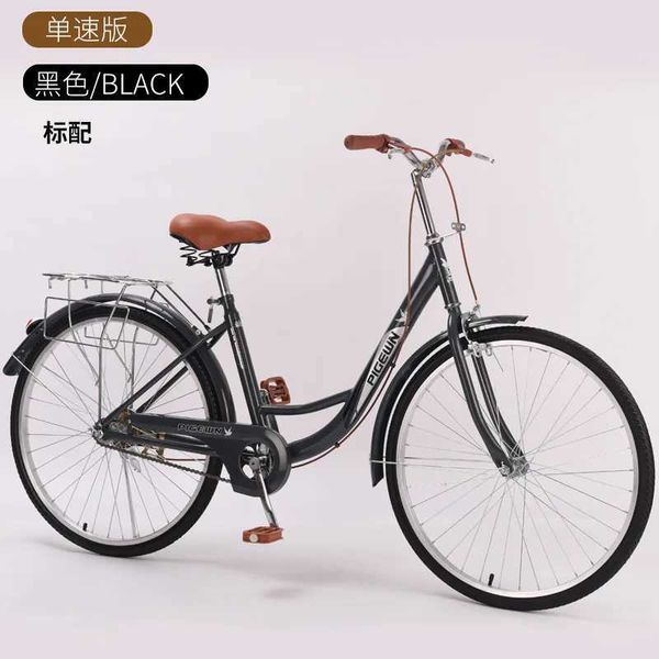 Bikes 24 inch 26 inch adult lightweight commuting retro single speed bicycle for men and women H241102