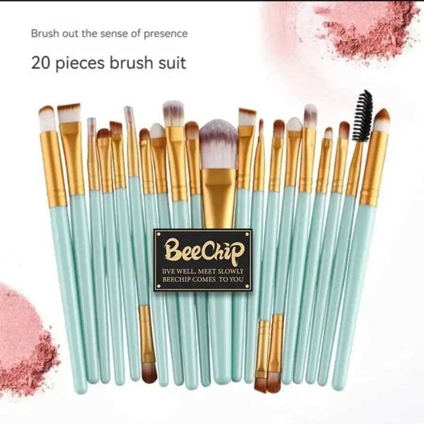 20pcs Makeup Brushes Portable Blush Brush Eyeshadow Brush Loose Powder Brush Beginner Complete Set Of Beauty Tools Y240808