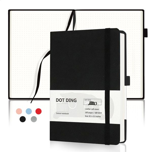 A5 Notebooks Leather Cover Soft Journals Notepad Diary Agenda Planner Writing Students School Office Supplies Stationery 241223