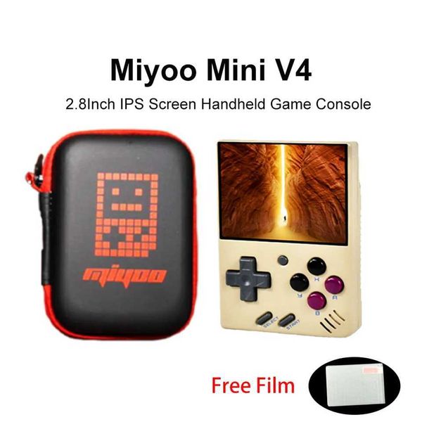 Miyoo Mini V4 Movie Retro Handheld Game Console 2.8-inch IPS Sn Video Game Console Linux Gaming System Emator Portable Y241115