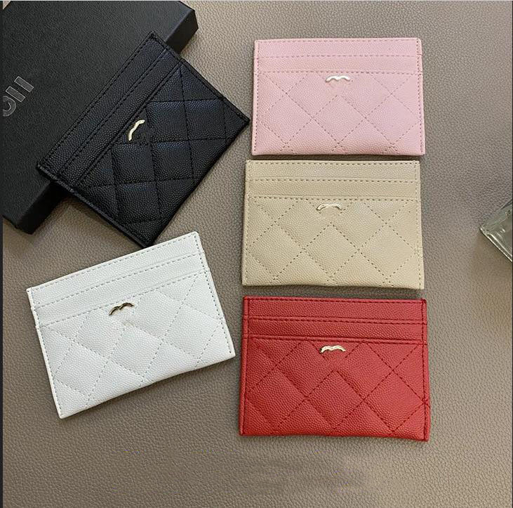 Leather card holders designer wallet women coin purses designer red black grain crocodile credit mini bag fashion retro simple luxury cardholder des