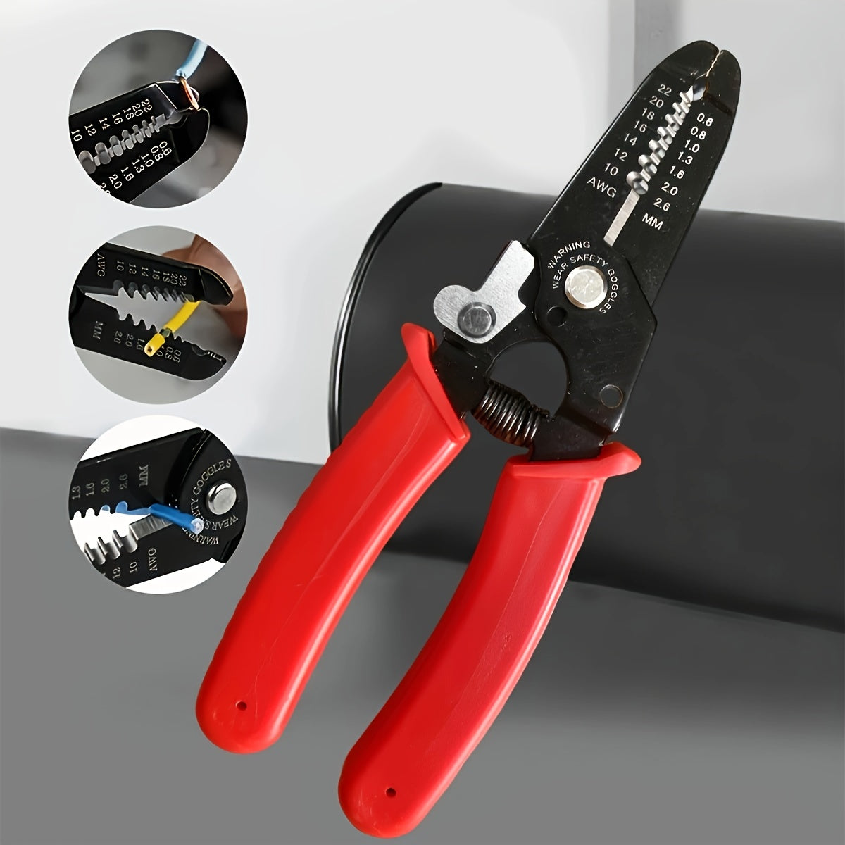 TEMU Stripping : - For Stripping, Cutting, And - Suitable For Electrical , Wiring, And Automotive - Of Metal