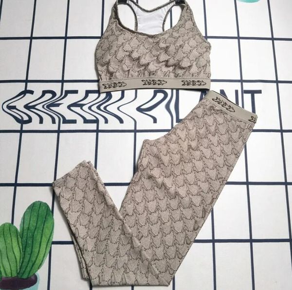 Womens Casual Tracksuits Clothing Luxury Brands Printed Leisure Logo Two-piece Sets Clothes 2 Piece Women Active Wear Yoga women set designe