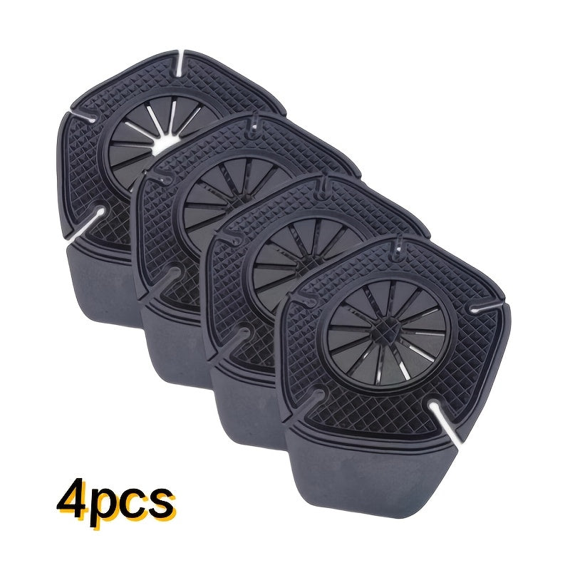 TEMU 4pcs Car Wiper Hole Protective Cover Dustproof And Freeze Wiper Wiper Sealant Protection Pad Universal Protective Cover For Sedan-suv-van Click