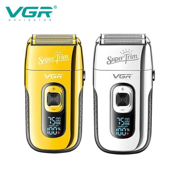 Electric Shaver VGR Shaver Professional Beard Trimmer Electric Razor Portable Shaving Machine Reciprocating Hair Trimmer Shaver for Men V-33