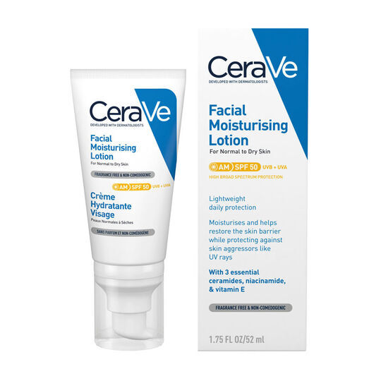 Cerave Daily Moisturizer SPF 50 (Face Lotion) 52ml