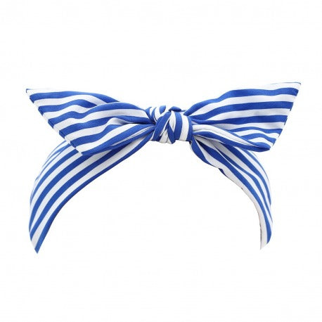 Ib Fashion Hair Bandeau rayé bleu