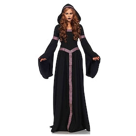 Rétro Vintage Epoque Médiévale Renaissance Robe Viking Elfe Femme Halloween Mascarade GN Robe