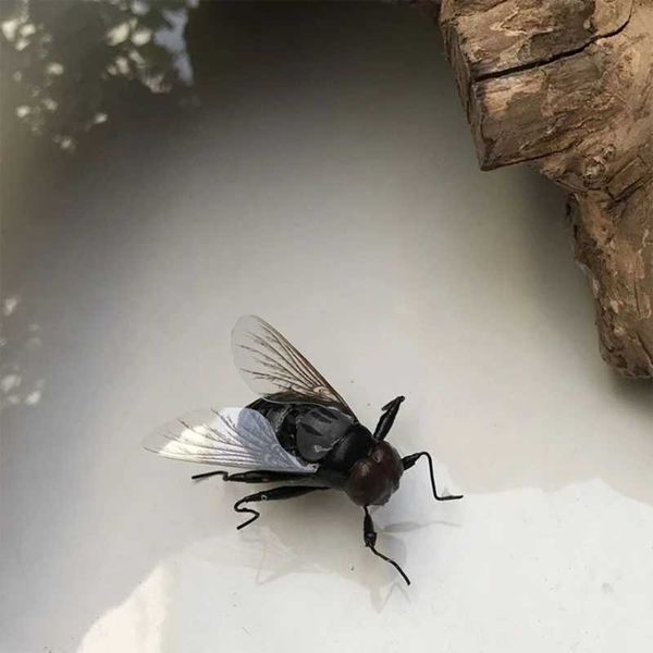 Simulation Fly Fridge Magnet 3D Insect Shape Refrigerator Magnetic Sticker Tricky Funny Home Kitchen Decorations Dropship Y240816