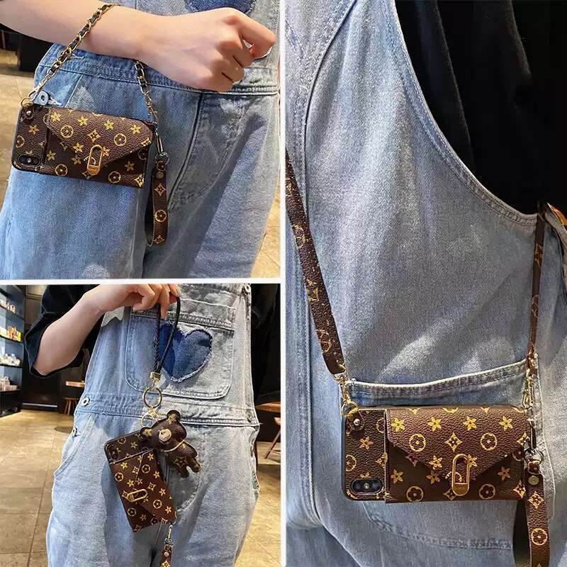 Lanjia- Fashion Designer Case Suitable For Iphone 15 14 13 Pro Max With Wallet 530F5