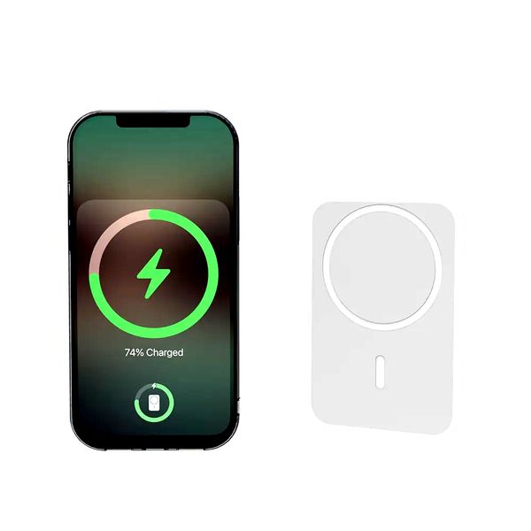 PowerBank Wholesale of high-quality factories 5000mAh Capacity Battery Pack Magnetic Wireless Power Bank Portable Chargers Fast Charging wit