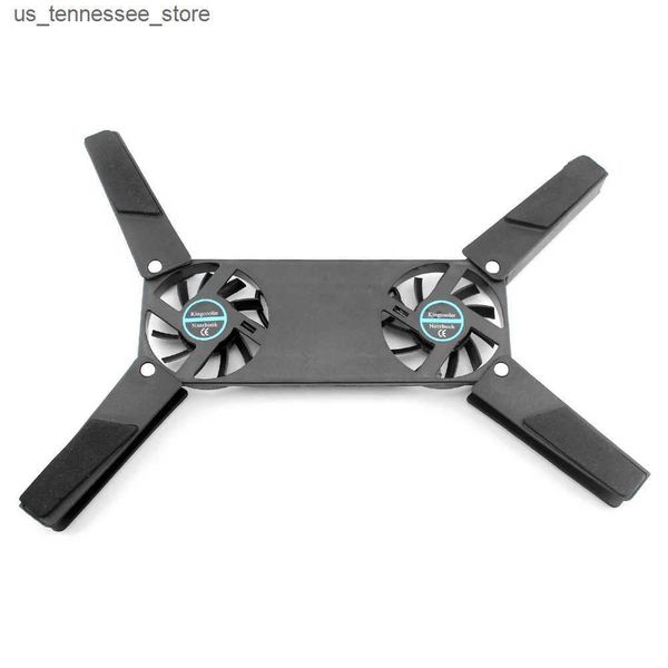 Laptop Cooling Pads USB Powered Laptop Cooling Pad with Double 60mm Fans Foldable Cooler Pad Notebook Cooler for Notebook Laptop PC Computer