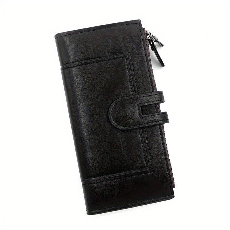 TEMU 1pc Fashionable New Women's Long Wallet, European And Phone Bag, Multi Card Carrying Bag