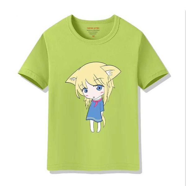 T-shirts 2024 Summer Kids Cotton T-Shirt Stylish Round Neck Baby Half Sleeve Tee for Boys and Girls H250207