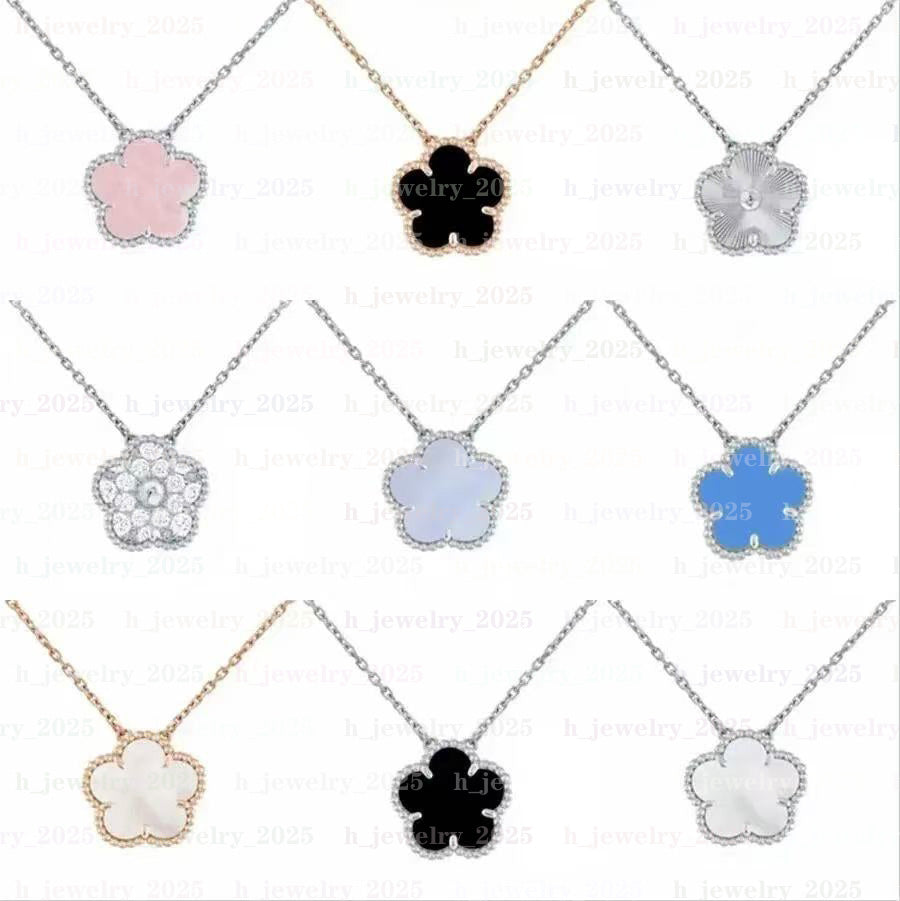 Necklace womens necklace designer jewellery chains pendant titanium steel charm anniversary gift for women gold plated holiday gifts 0345