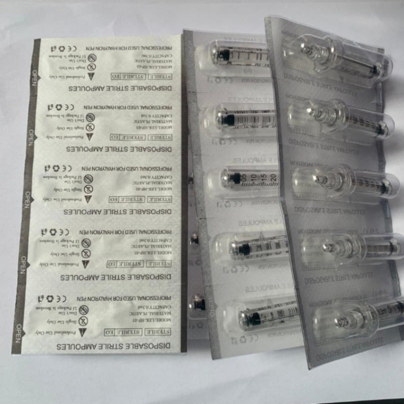 Beauty Equipmente Ampoules Two Heads Hyaluron Pen 0.3Ml 0.5Ml Ampoule Head Lip Ijection Needle Meso Therapy Ampoules Dervice For Anti377