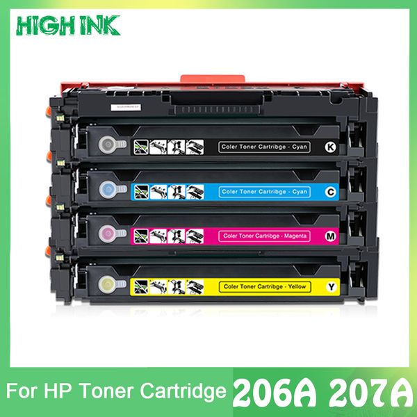 206A 207A 206a 207a Toner Cartridge Compatible for HP Laserjet Pro M255 M255dw M255nw MFP M282nw M283fdw M283fdn (No Chip)