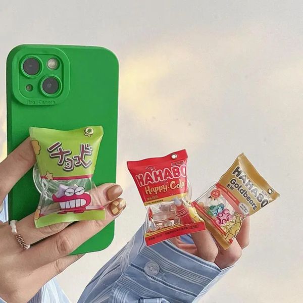 Korea Candy Griptok Phone Holder Finger Foldable Support Phone Holder Ring Phone Accessory Socket Universal Mobile Stand Telefon