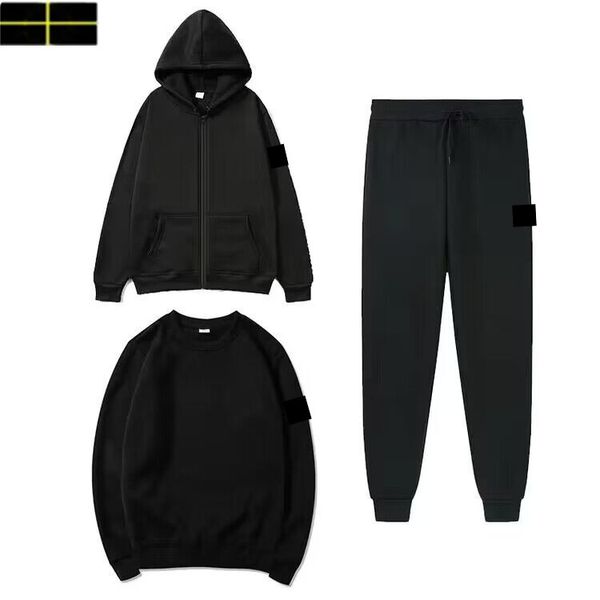 Mens Cargo Jumper 2024 Luxury Jacket Casual Tracksuit Set - Comfortable Sporty Sweatshirt Pants for Daily Wear