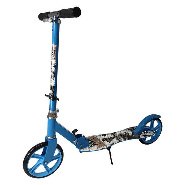 Kick Scooters New Scooter 2-Wheel Foldable Scooter for Children Adults 2-6 to Adolescents Aged 12 and Over 10 Y240719DV9D