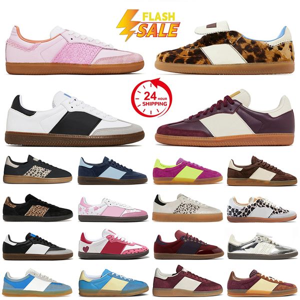 Top Shoes Casual Sapatos de Designer de Leopardo de Alta Qualidade Homens Leopardos Sapatos Cinzentos Verde Rosa Velvet Treinadores Esportiv