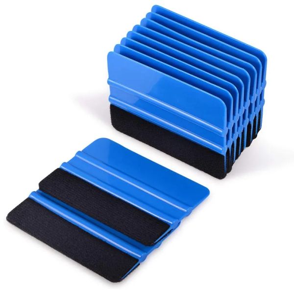 Squeegee Decals tool Cleaning Brushes Edge Decal Sticker Car Wrap Applicator vinyl film wrapping Brush tools LL