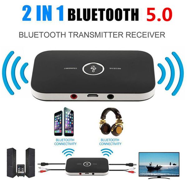 Wireless Bluetooth Transmitter Receiver 3.5mm Audio Adapter for TV Car SmartPhones Laptop PC Tablet DVD CD Headphone Speaker MP3-MP4 Headset