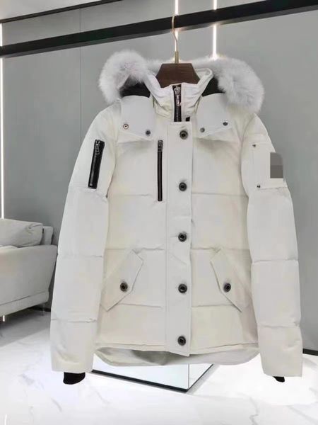 Men&#039;s Down Parkas Down Jacket Men&#039;s Fur Collar Parka Winter Waterproof White Duck Coat Cloak Fashion Men and Women Couples Moose C