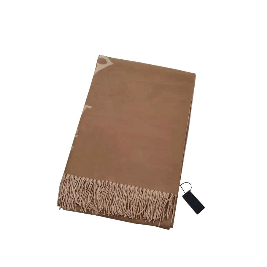Stylish Women Cashmere Scarf Full Letter Printed Scarves Soft Touch Warm Wraps With Tags Autumn Winter Long Shawls
