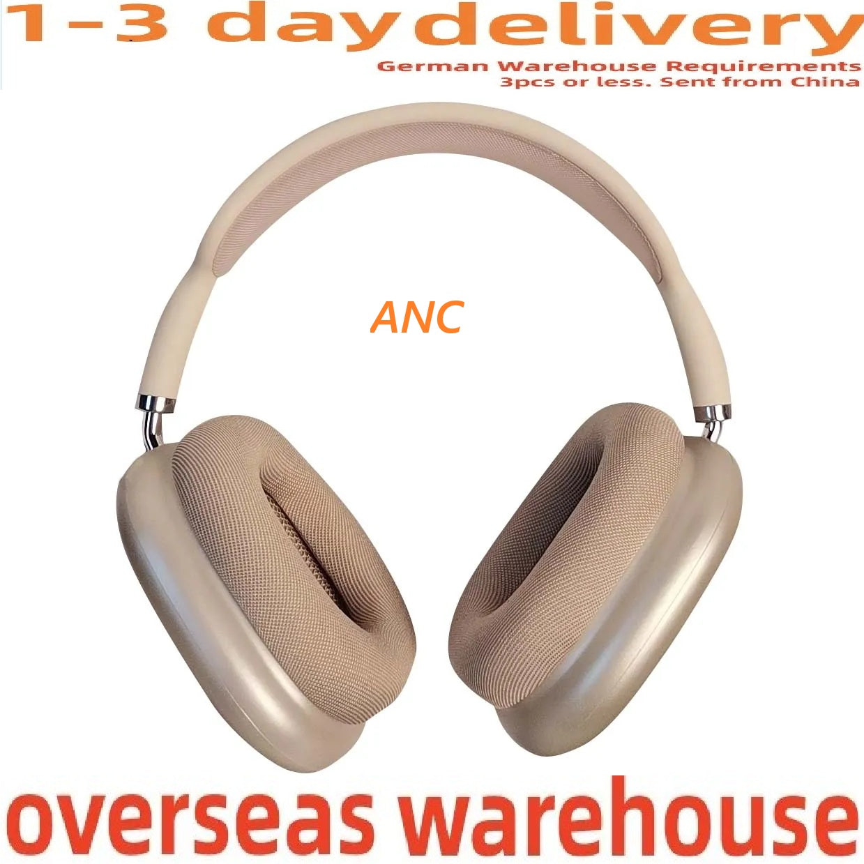 2025 Bluetooth 5.3 Headset, Wireless Headphones with Microphone, Noise-Cancelling Sports Earbuds, IPX7 Waterproof, Touch Control for Work-Travel pro