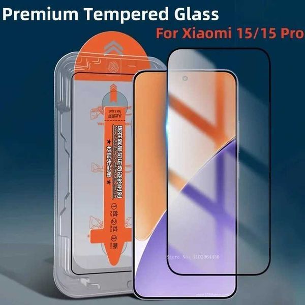 Cell Phone Screen Protectors Premium Tempered Glass For 15 Pro 14 Redmi Note13 Note 13 Pro 5G Easy Install Dust Free Screen Protector Glass