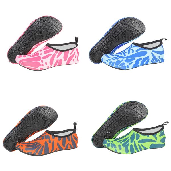 Men Women Water sport Beach swimming socks trainers green 95 95s Multi prints Anti slip fitness Yoga Dance surf Diving Underwater training s