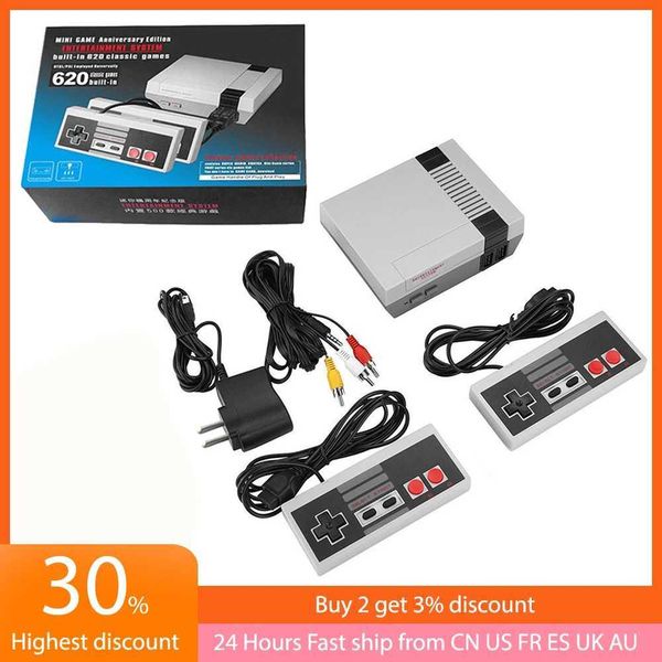 Mini TV Games Console Retro 8 Bit Player Console Video Game Built-In 620 Classic Games Arcade Gaming HD Machine for Nintendo Ds Y240808