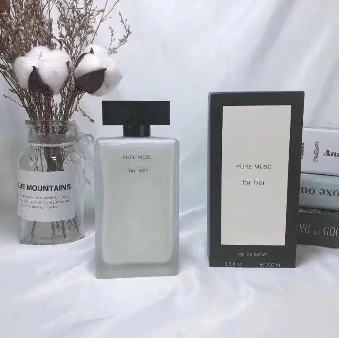 Female Perfume 100ml Musc Noir Rose Perfumes 3.3fl.oz Eau De Parfum Long Lasting Good Smell EDP Floral Woman Cologne Spray Body Mist Fast Ship