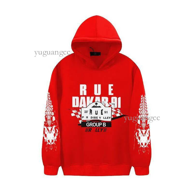 Designer rhudeclothing hoodie Tracksuit High Hop Graphic Cotton Pullover Men Women Sweatshirt Cotton Pullover oversized Men Women high quality 231
